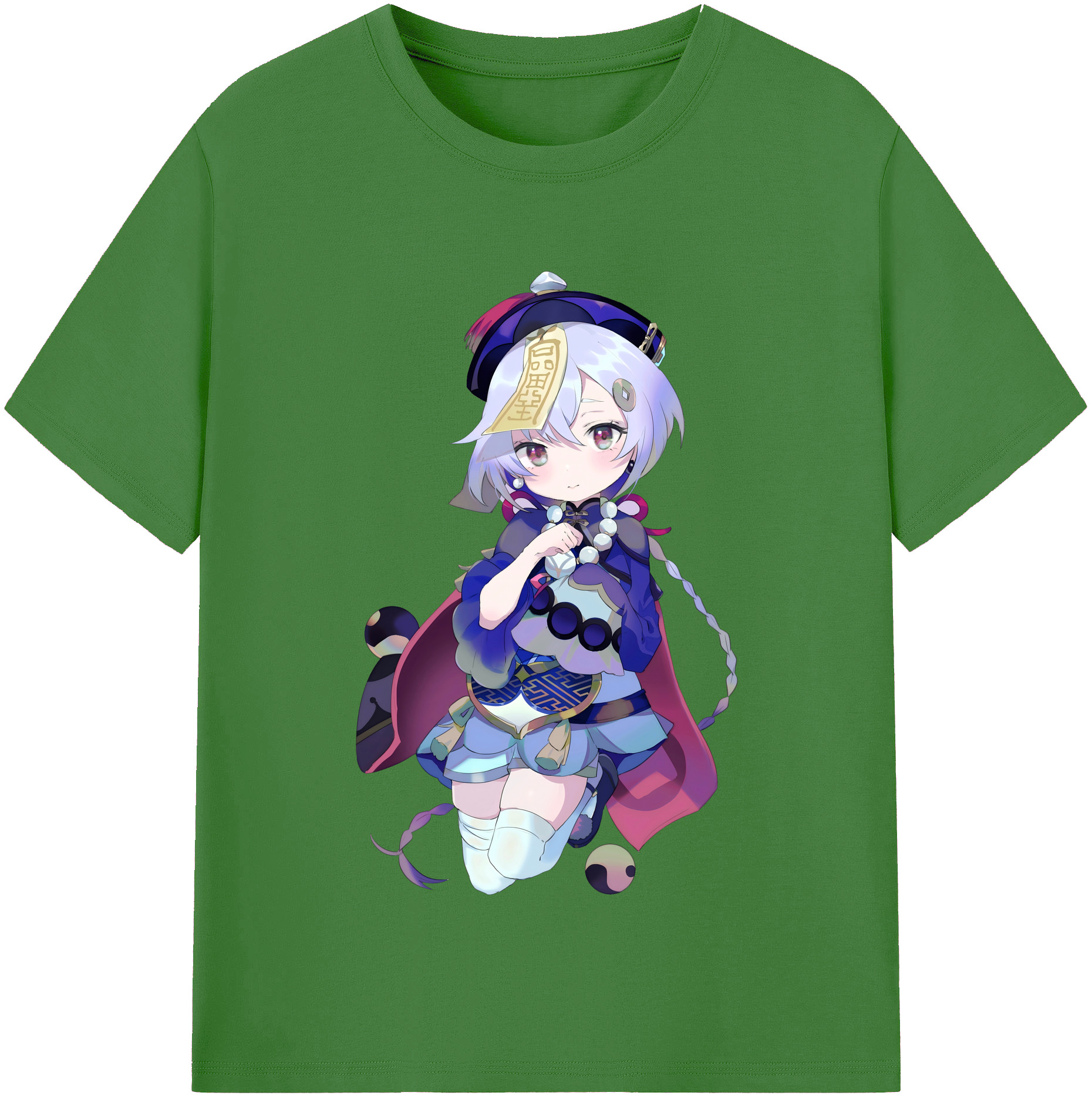 げんし神 七七 なな  genshin Nana レディースカジュアルプリントTシャツ（綿100％）